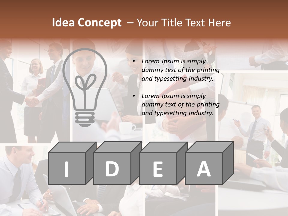 Together Positive People PowerPoint Template