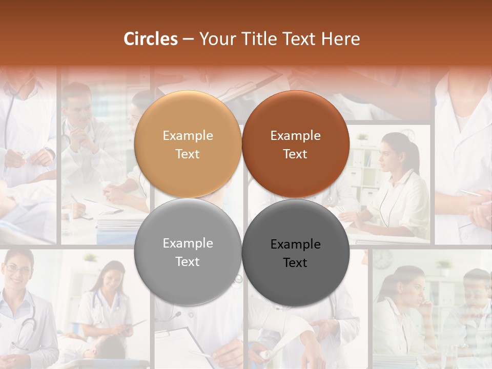 Clinician Female Blank PowerPoint Template