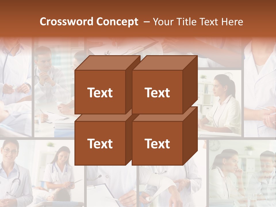 Clinician Female Blank PowerPoint Template