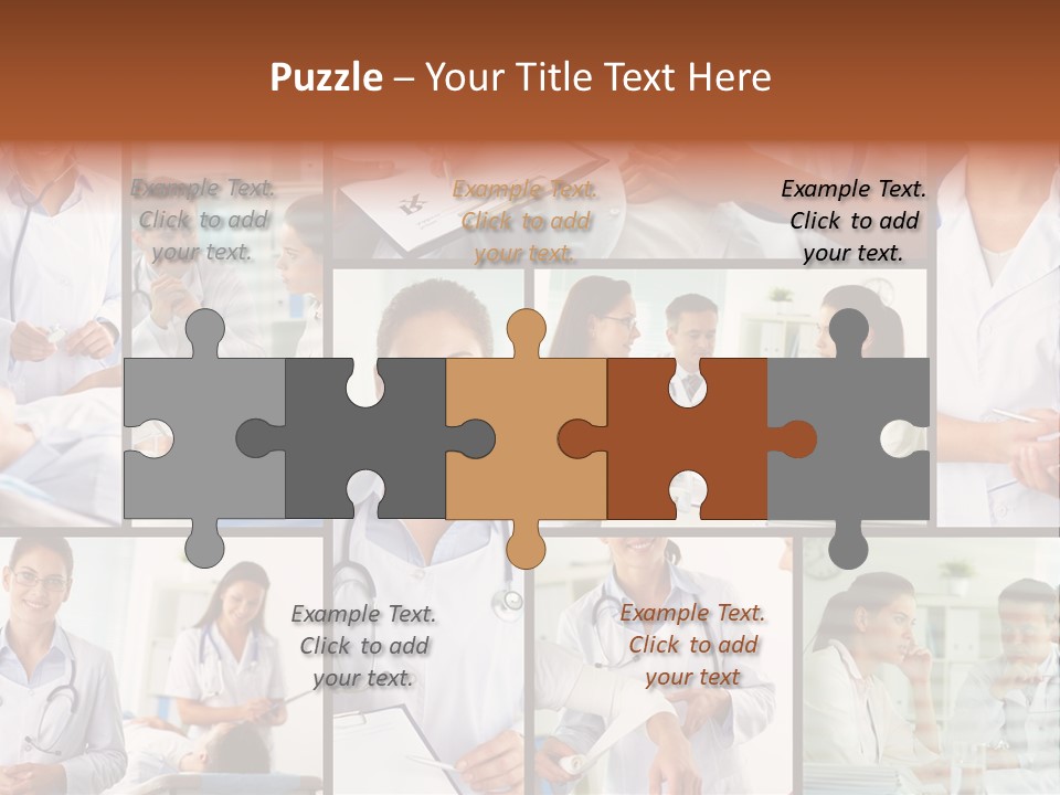 Clinician Female Blank PowerPoint Template