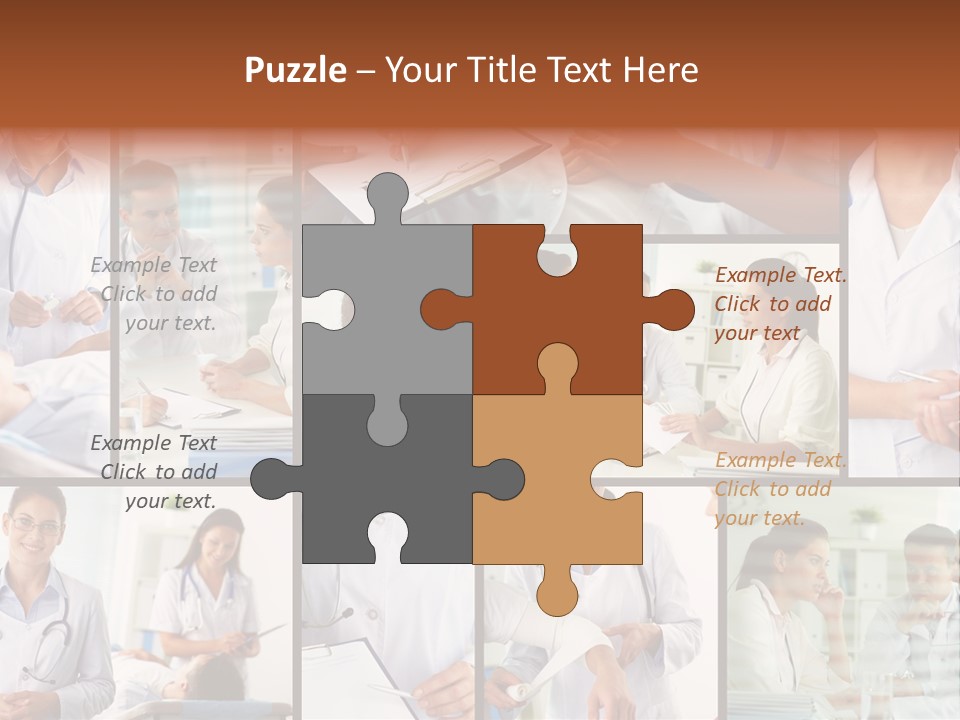 Clinician Female Blank PowerPoint Template