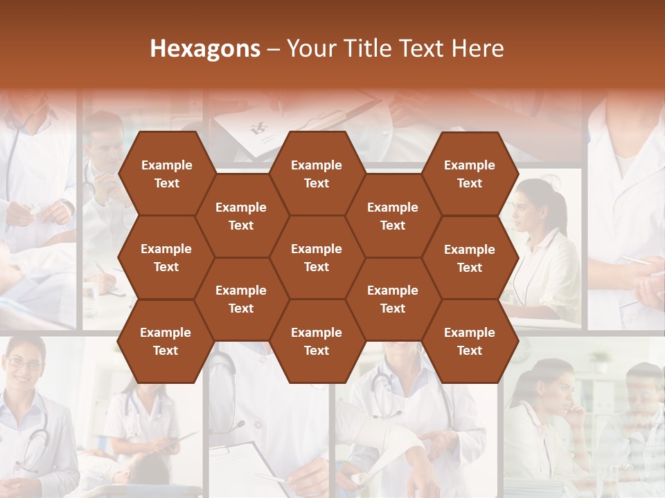 Clinician Female Blank PowerPoint Template