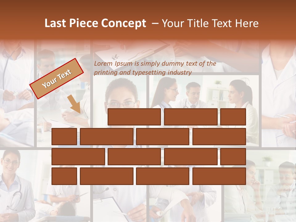 Clinician Female Blank PowerPoint Template