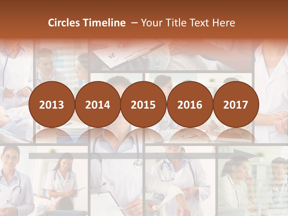 Clinician Female Blank PowerPoint Template