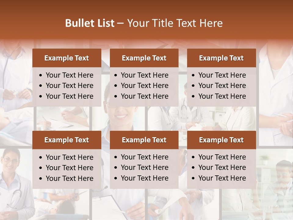 Clinician Female Blank PowerPoint Template