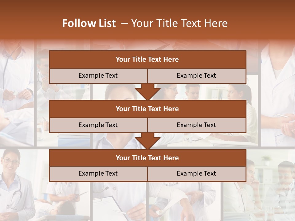 Clinician Female Blank PowerPoint Template