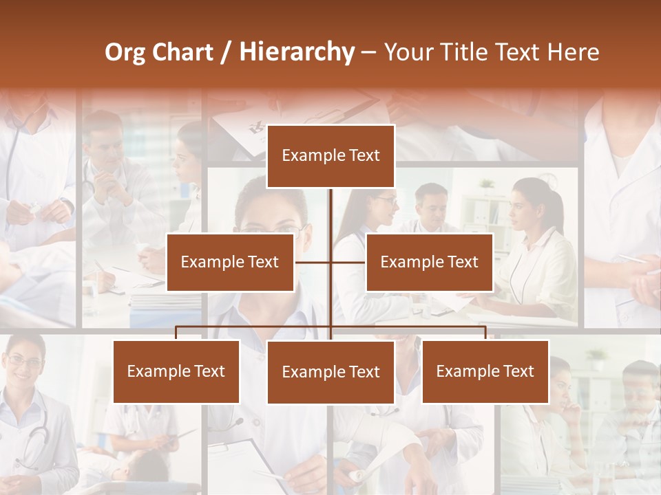 Clinician Female Blank PowerPoint Template