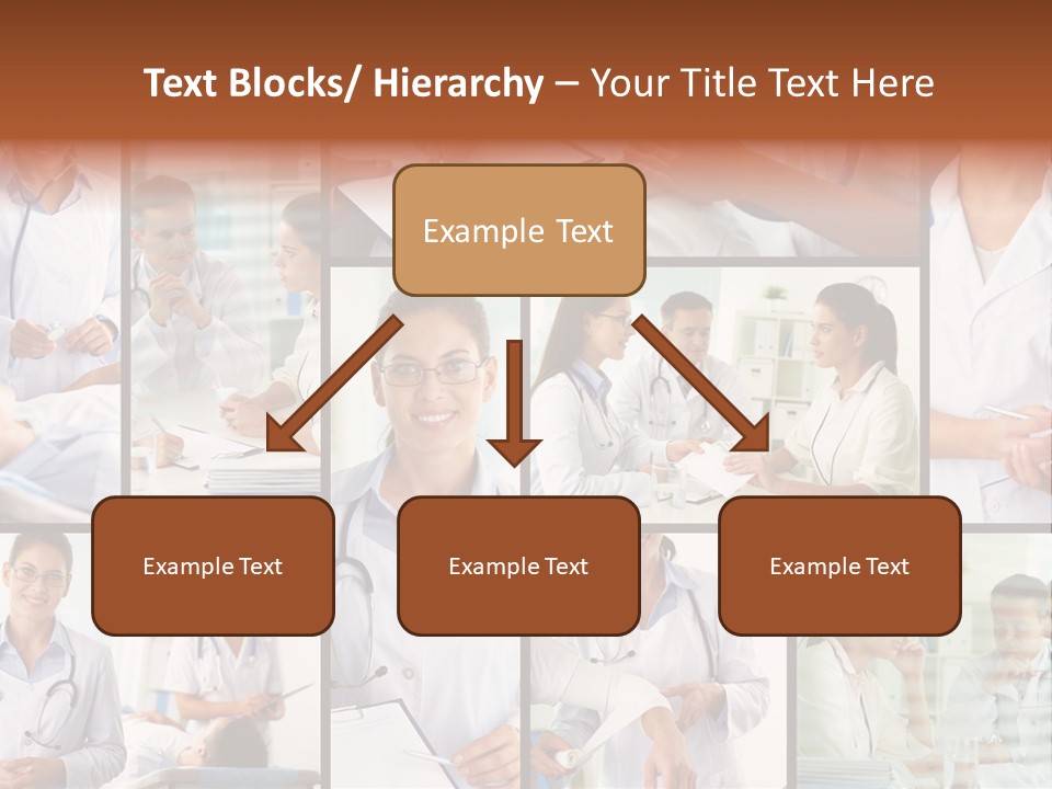 Clinician Female Blank PowerPoint Template
