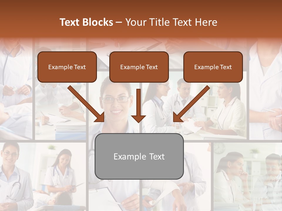 Clinician Female Blank PowerPoint Template