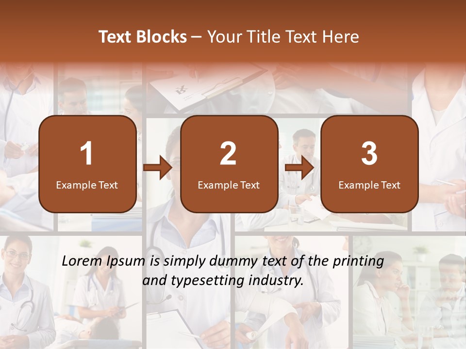 Clinician Female Blank PowerPoint Template