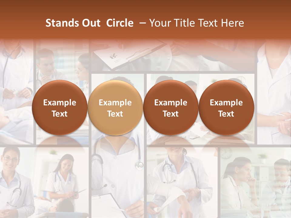 Clinician Female Blank PowerPoint Template