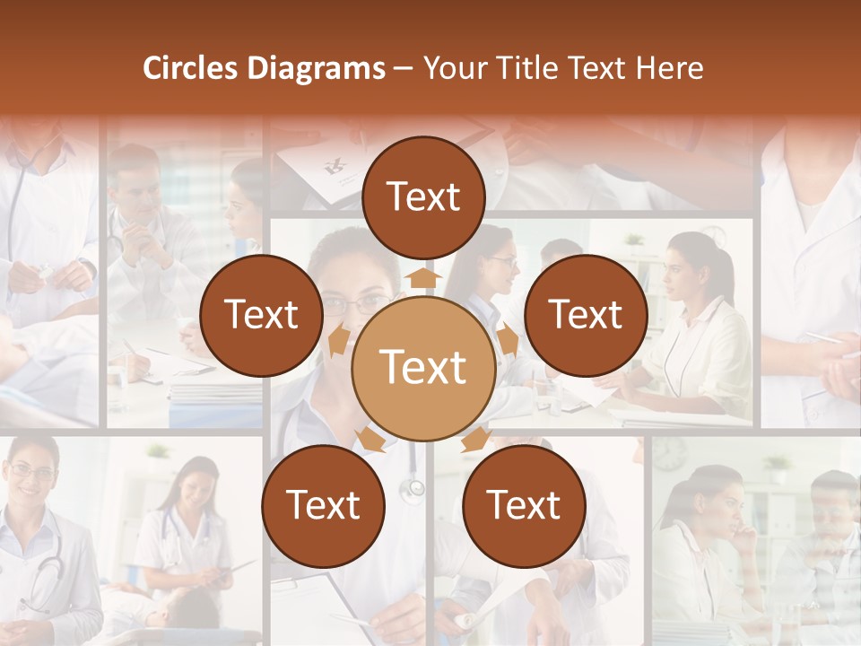 Clinician Female Blank PowerPoint Template