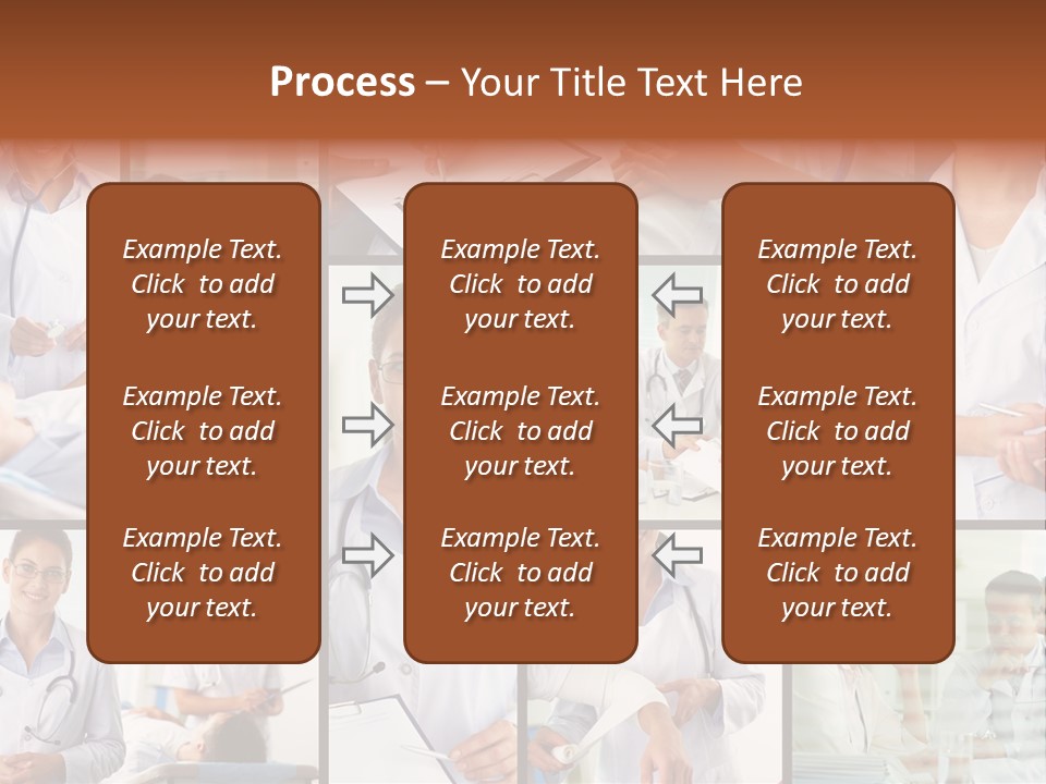 Clinician Female Blank PowerPoint Template