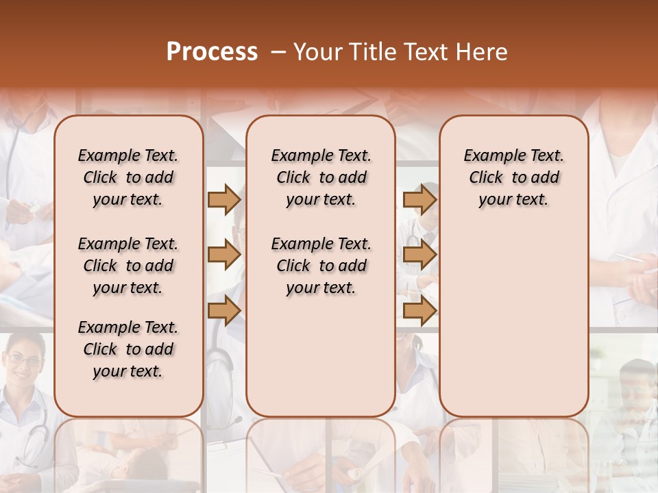 Clinician Female Blank PowerPoint Template