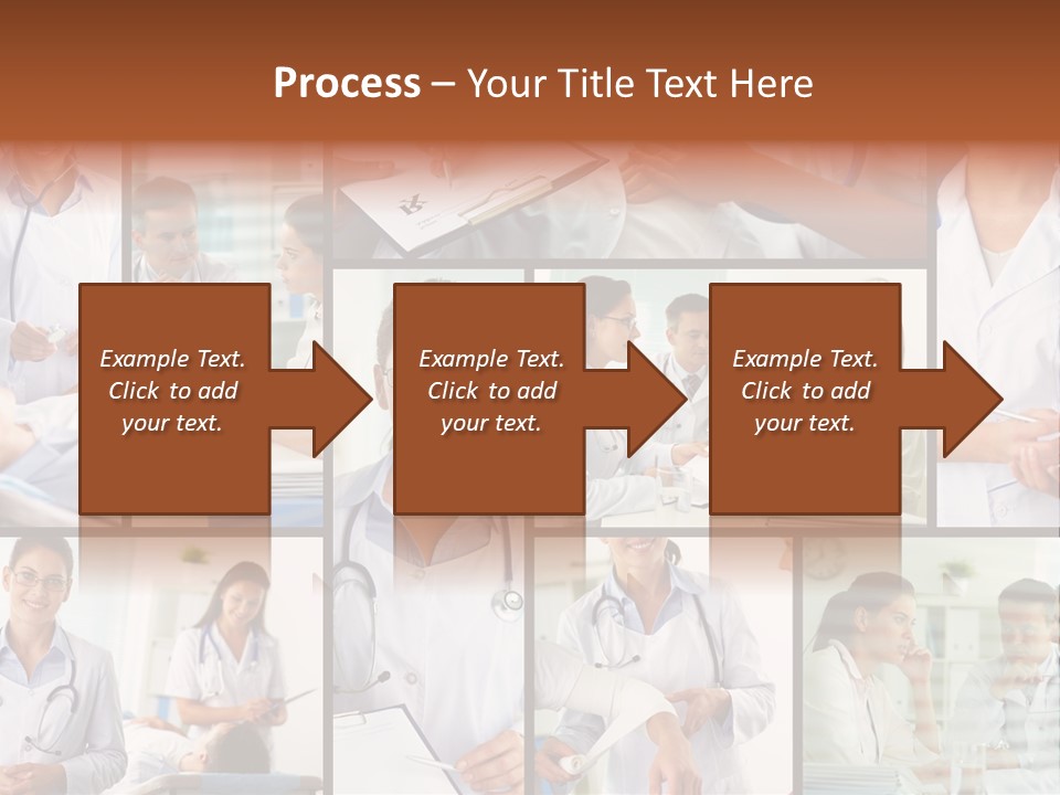 Clinician Female Blank PowerPoint Template