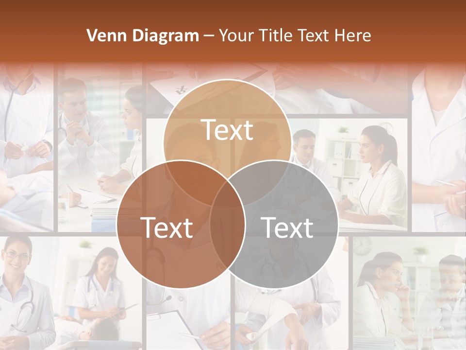 Clinician Female Blank PowerPoint Template