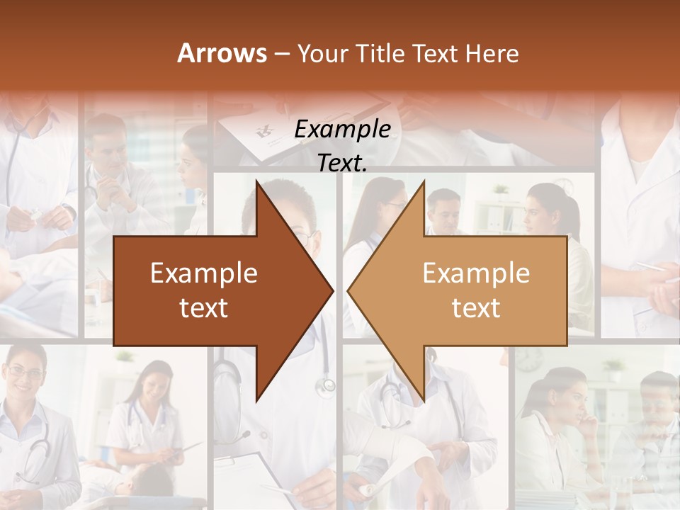 Clinician Female Blank PowerPoint Template