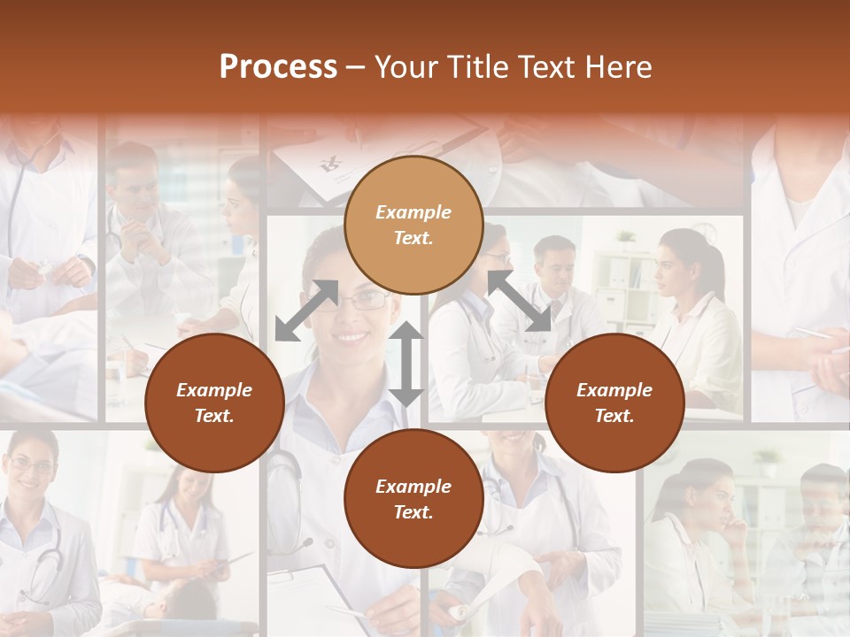Clinician Female Blank PowerPoint Template