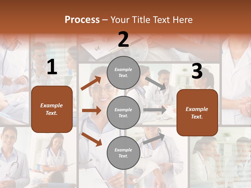 Clinician Female Blank PowerPoint Template