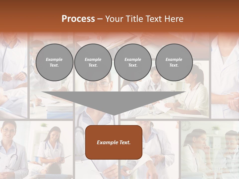 Clinician Female Blank PowerPoint Template