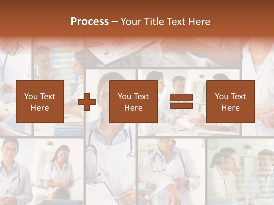 Clinician Female Blank PowerPoint Template