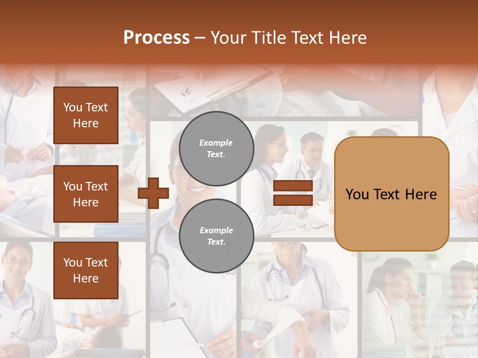 Clinician Female Blank PowerPoint Template