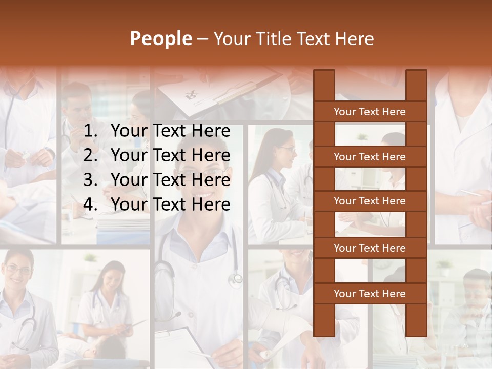 Clinician Female Blank PowerPoint Template