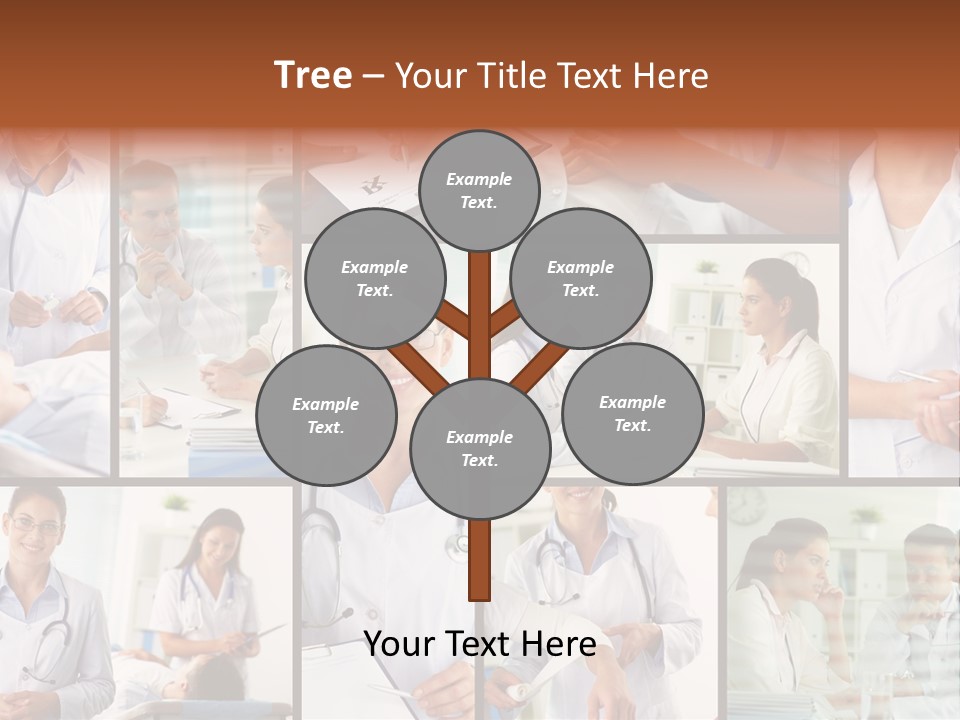 Clinician Female Blank PowerPoint Template
