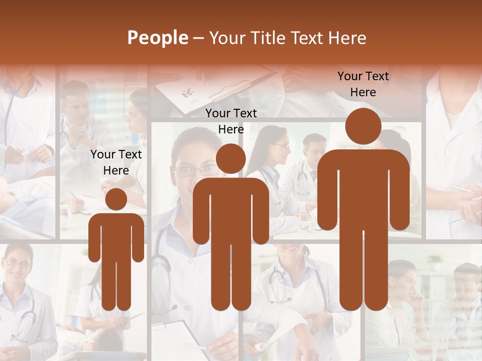 Clinician Female Blank PowerPoint Template