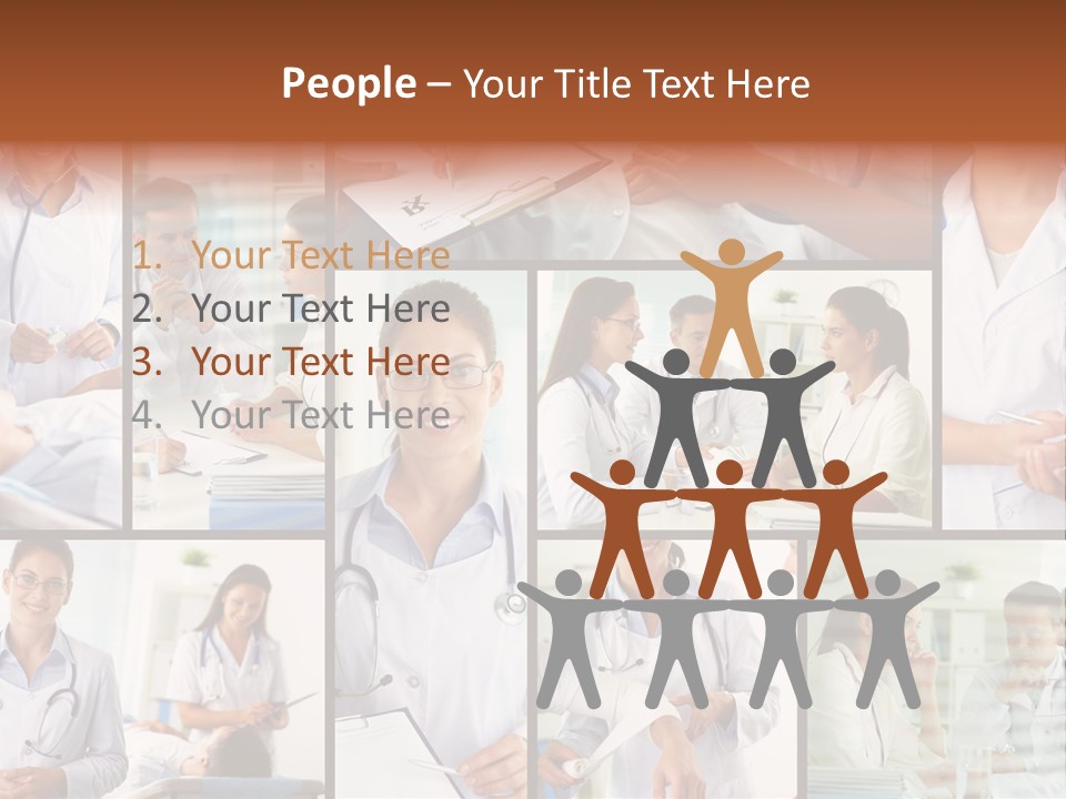 Clinician Female Blank PowerPoint Template