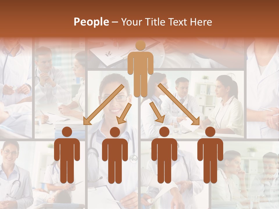 Clinician Female Blank PowerPoint Template