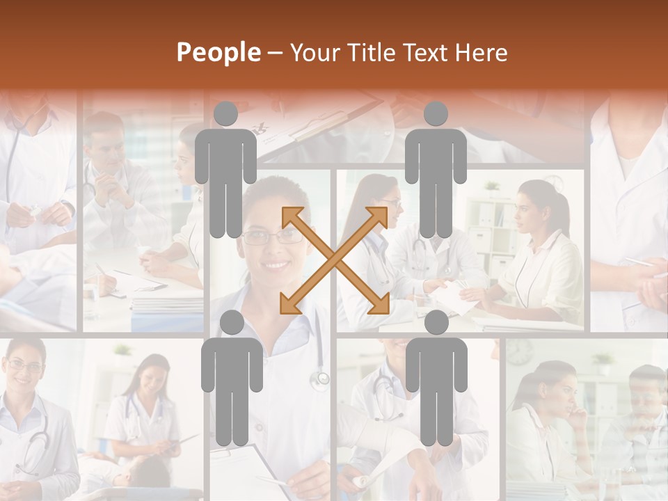 Clinician Female Blank PowerPoint Template