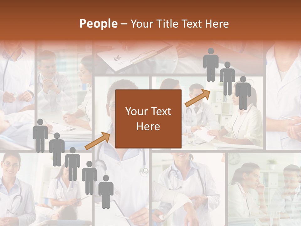 Clinician Female Blank PowerPoint Template