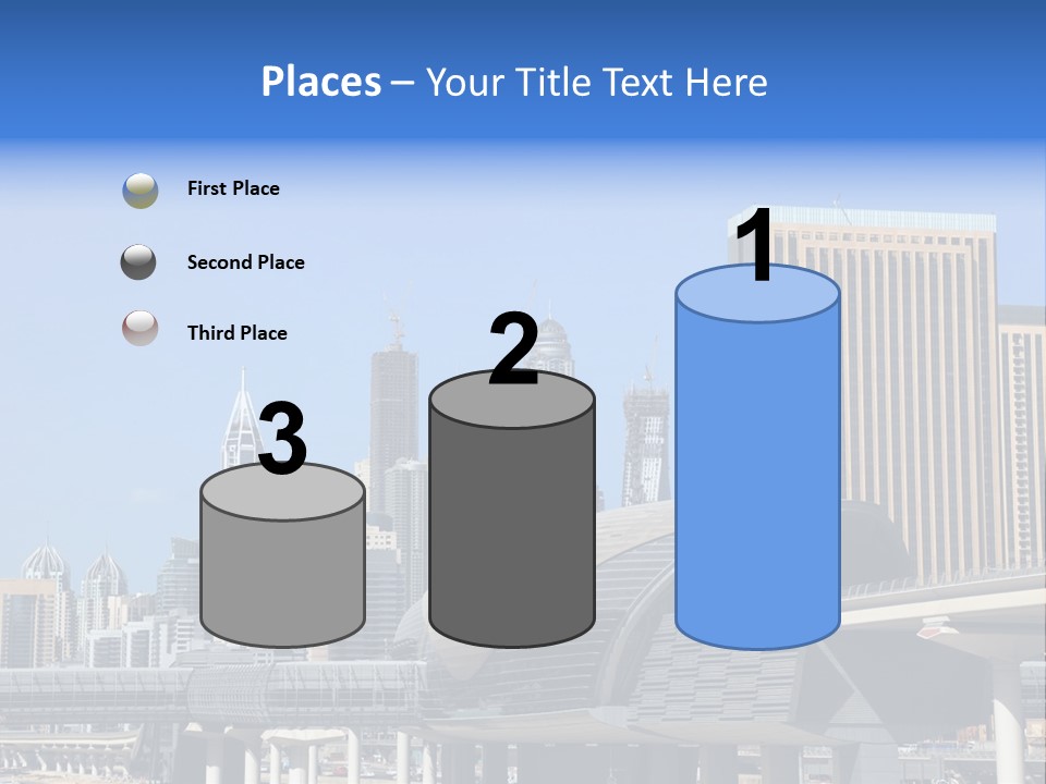 Station City Dubai Marina PowerPoint Template