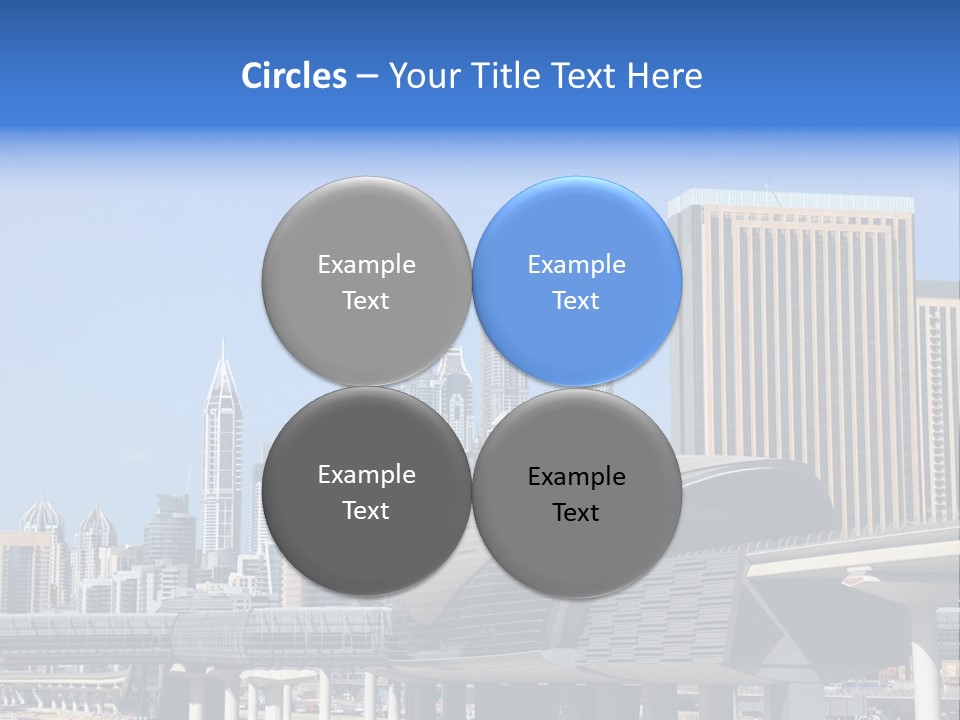 Station City Dubai Marina PowerPoint Template