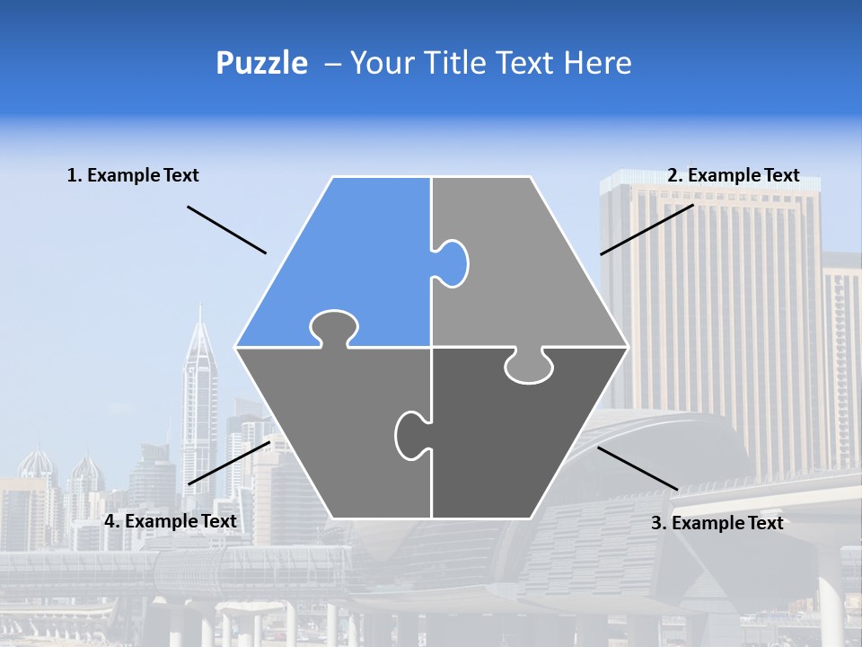 Station City Dubai Marina PowerPoint Template