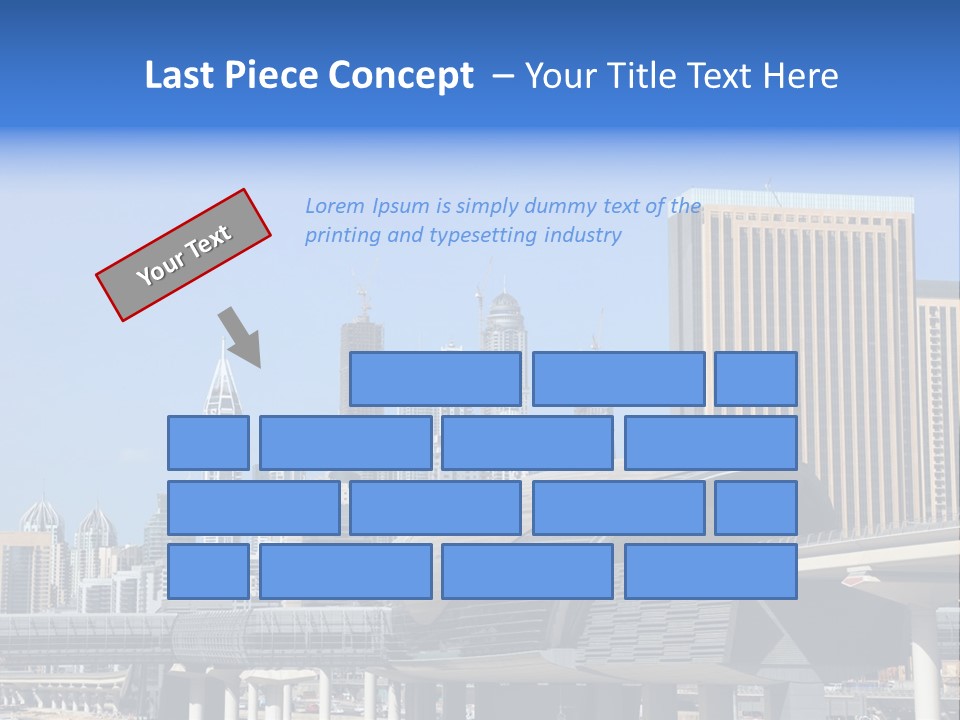 Station City Dubai Marina PowerPoint Template