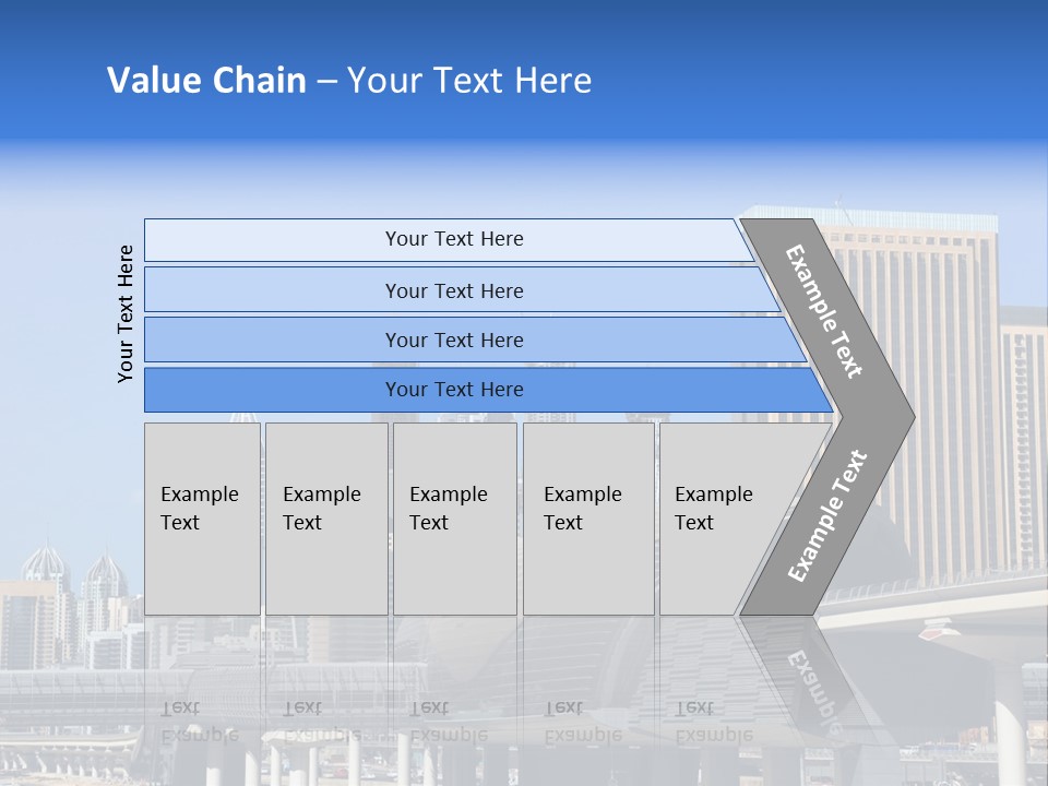 Station City Dubai Marina PowerPoint Template