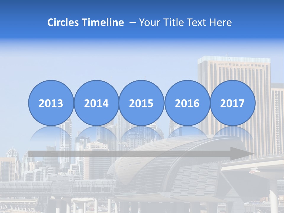 Station City Dubai Marina PowerPoint Template