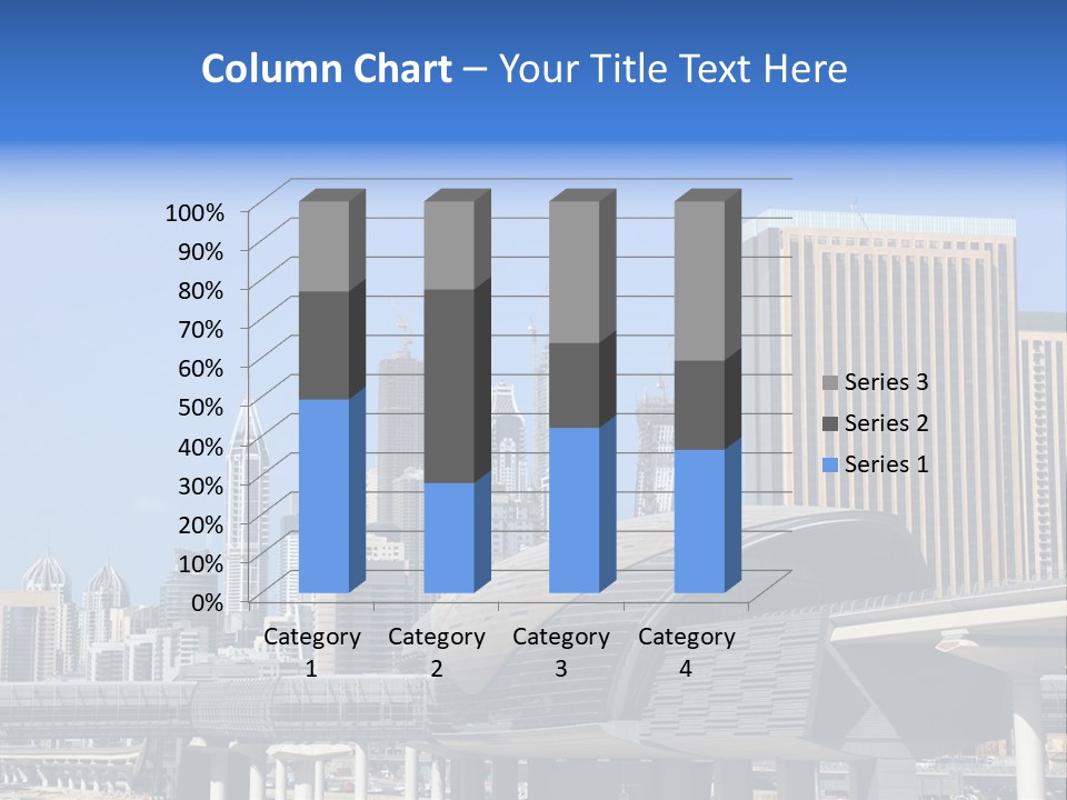 Station City Dubai Marina PowerPoint Template