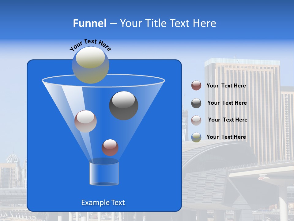 Station City Dubai Marina PowerPoint Template