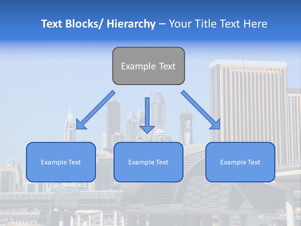 Station City Dubai Marina PowerPoint Template