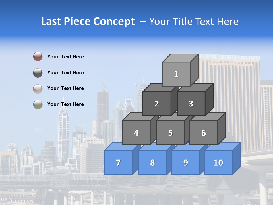 Station City Dubai Marina PowerPoint Template