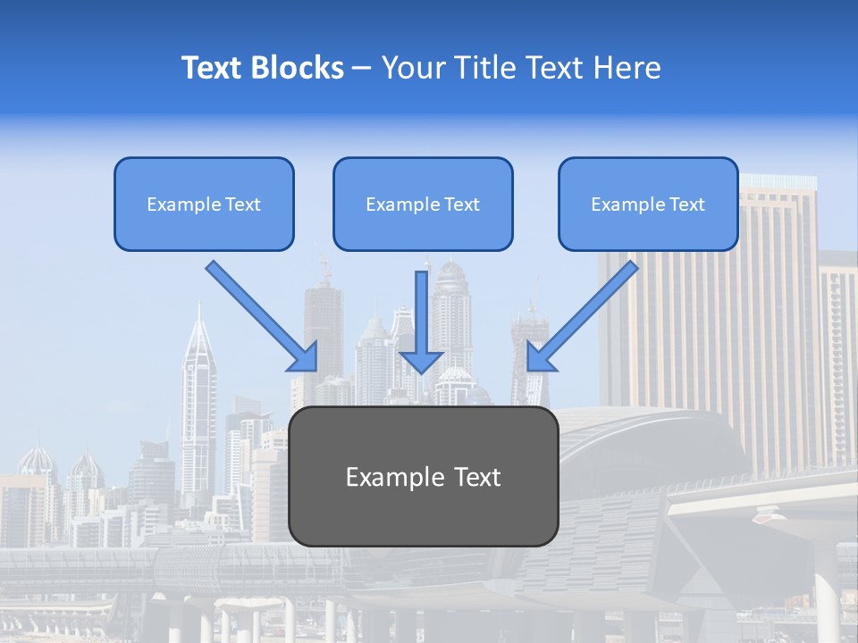 Station City Dubai Marina PowerPoint Template
