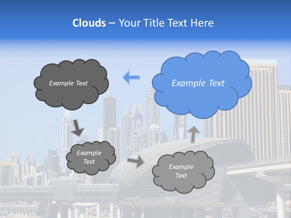 Station City Dubai Marina PowerPoint Template
