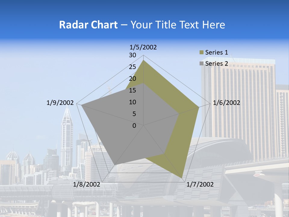 Station City Dubai Marina PowerPoint Template