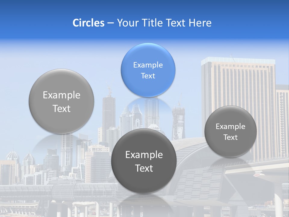 Station City Dubai Marina PowerPoint Template