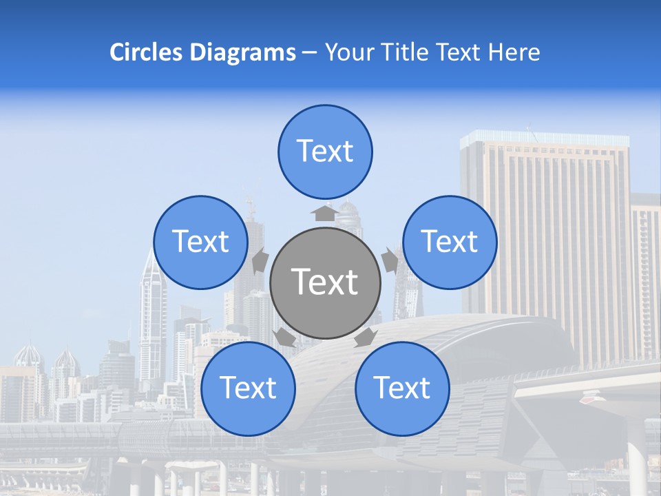 Station City Dubai Marina PowerPoint Template