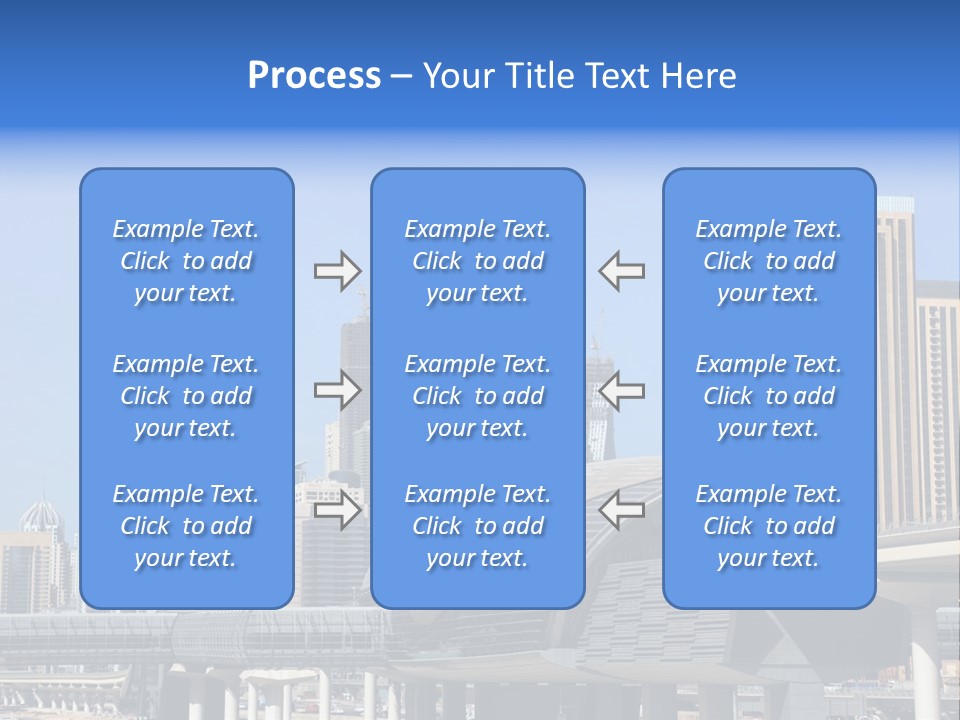 Station City Dubai Marina PowerPoint Template