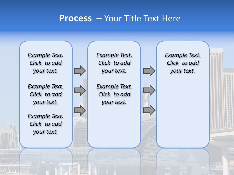 Station City Dubai Marina PowerPoint Template